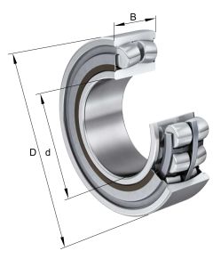 Ložisko BS2-2308 2RS/VT143 SKF