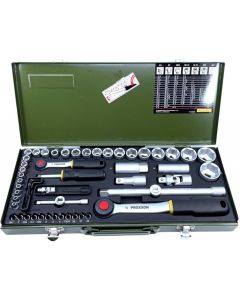 PROXXON sada náradia 56 dielna 1/4"-1/2"