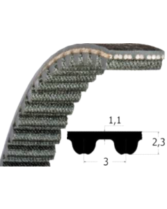 Ozubený remeň 3M 612-9