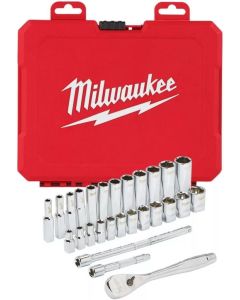 MILWAUKEE račňa 1/2" a metrických nástrčných kľúčov