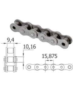 Redukčný článok 10A-1 5/8 50H zosilnený SKF