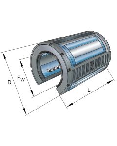 Lineárne ložisko LBCT 16 2LS SKF