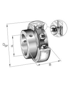 Vnútorné upínacie ložisko YAT 208 SKF