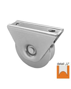 Koliesko na brány U-profil 60mm