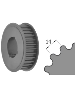 Ozubená remenica pre upínacie púzdro HTD-14M Z=028/85 TB 2517