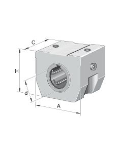 Lineárne ložisko KGSC25-PP-AS INA