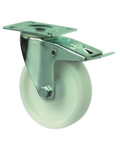 Transportné koliesko otočné polyamidové s brzdou 150mm