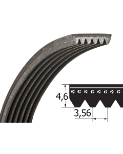 Drážkový remeň 4PK 970