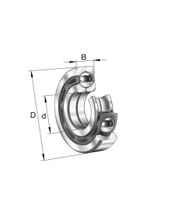Ložisko QJ 309 MA SKF