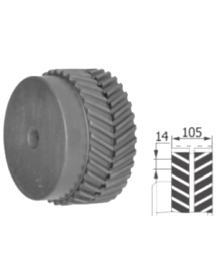 Ozubená Eagle remenica predvŕtaná Z=063/105 (Red)