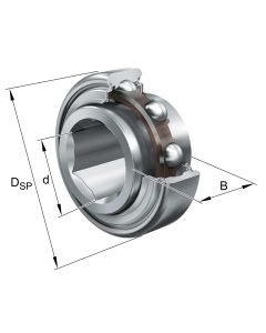 Vnútorné upínacie ložisko SK014-205 KRR INA