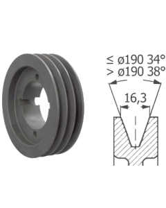 Klinová remenica pre upínacie púzdro SPB 150/5 System-P 5040