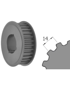 Ozubená remenica pre upínacie púzdro STD-14M Z=080/40 TB 3020