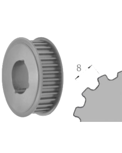 Ozubená remenica pre upínacie púzdro STD-8M Z=038/50 TB 1615