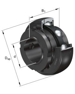 Vnútorné upínacie ložisko YSA 209 2FK SKF  (UK 209)