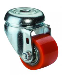 Transportné nízkoprofilové koliesko 35mm otočné bez dosky