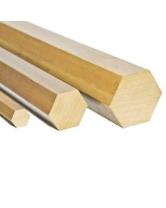 Tyč 6-hran CuZn39Pb3/CW614N 46mm 15,66kg/m