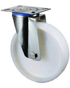 Transportné koliesko otočné polyamidové 80mm nerezové
