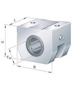 Ložisková jednotka KGHK30-B-PP-AS INA