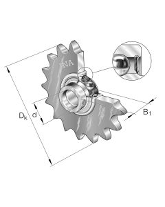 Reťazové kolo 081-1 18z napínacie