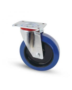 Transportné koliesko otočné modré 100mm