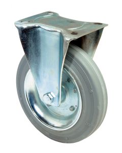 Transportné koliesko pevné 125mm šedé