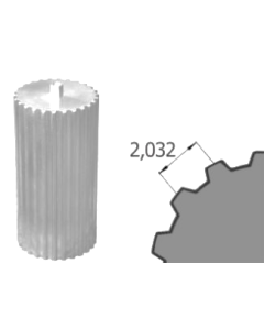 Ozubená tyč MXL Z=72/140  hliník