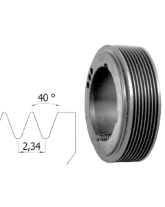 Remenica pre drážkový remeň pre upínacie púzdro PJ 355/16 TB 3020