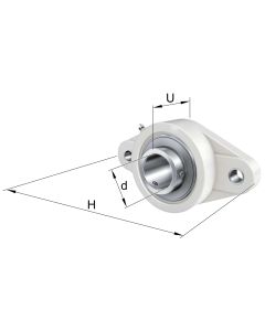 Prírubová ložisková jednotka SUCFL 206