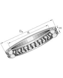 Ložisko RU-66-UU-CC0 THK